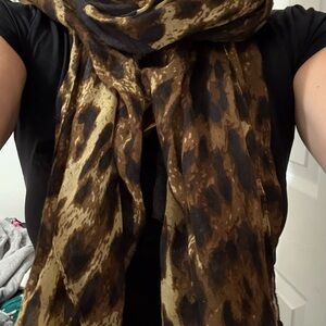 Leopard Print Scarf